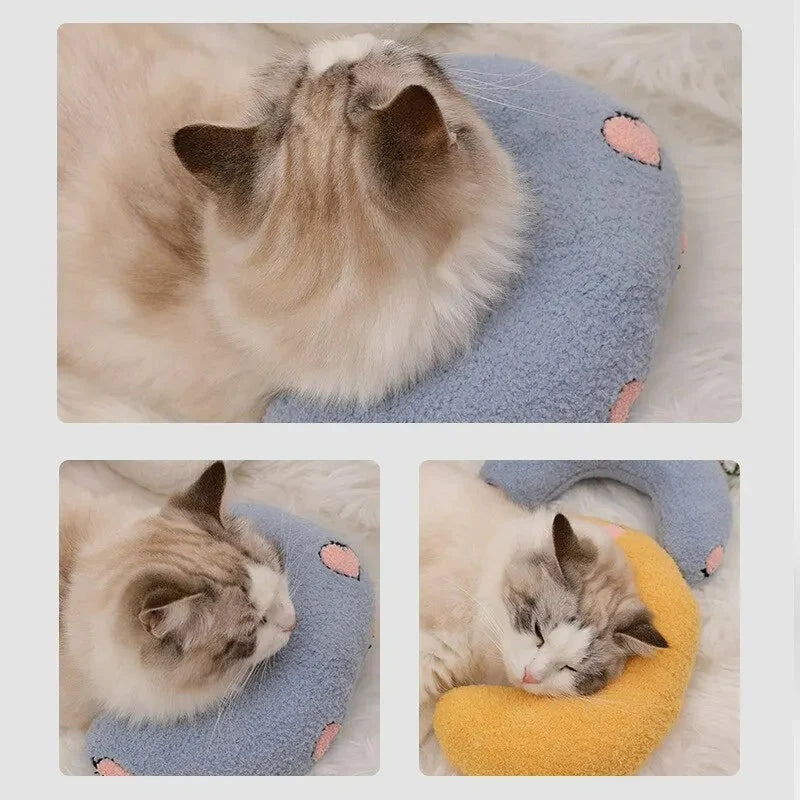 Cat Pillow U-Shaped Snuggle Design PP Cotton Filling