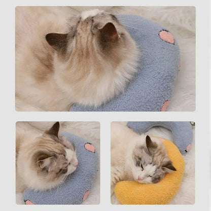 Cat Pillow U-Shaped Snuggle Design PP Cotton Filling