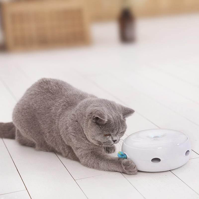 Cat Toy Automatic Random Movement Scratch-Resistant ABS