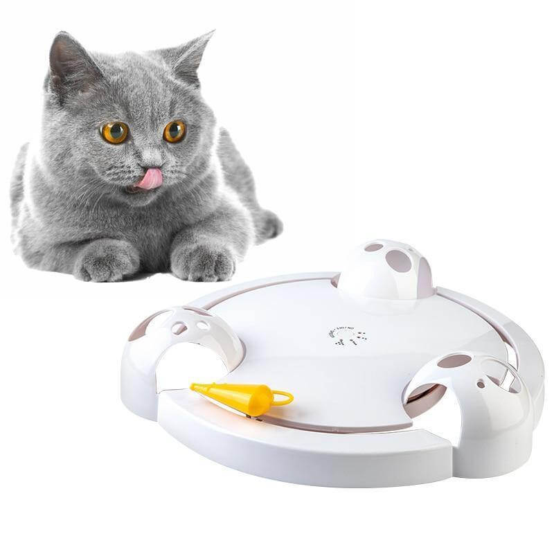 Cat Toy Automatic Random Movement Scratch-Resistant ABS