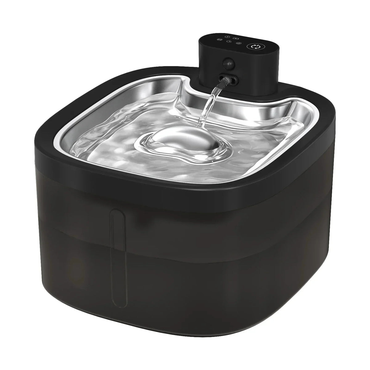 Cat Water Fountain Wireless Motion-Sensing Stainless Steel 0.92-Gallon Capacity