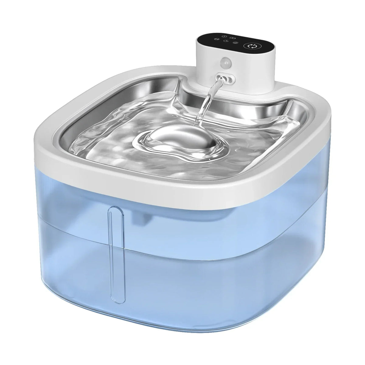 Cat Water Fountain Wireless Motion-Sensing Stainless Steel 0.92-Gallon Capacity