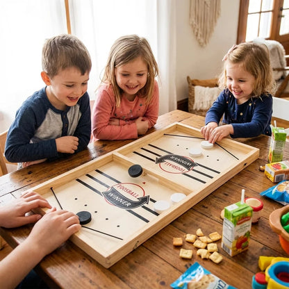 Catapult Chess Game Natural Wood Fast-Play