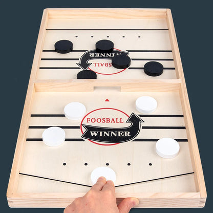 Catapult Chess Game Natural Wood Fast-Play