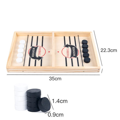 Catapult Chess Game Natural Wood Fast-Play