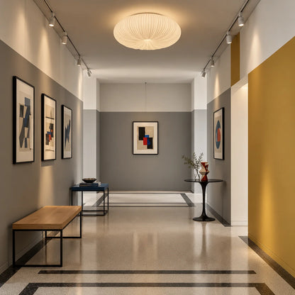 Ceiling Light Dome Soft Diffused Minimalist Iron Frame