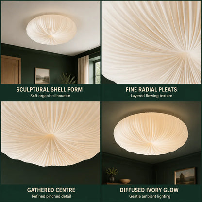 Ceiling Light Dome Soft Diffused Minimalist Iron Frame