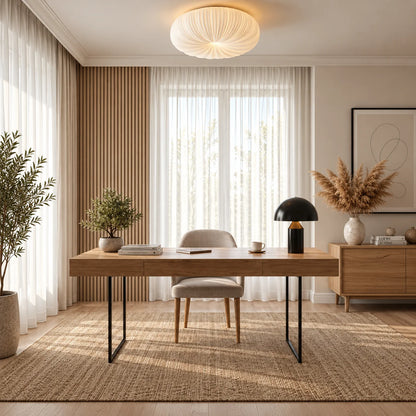 Ceiling Light Dome Soft Diffused Minimalist Iron Frame
