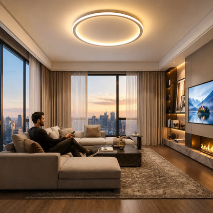 Ceiling Light Integrated LED Ring Flush Mount