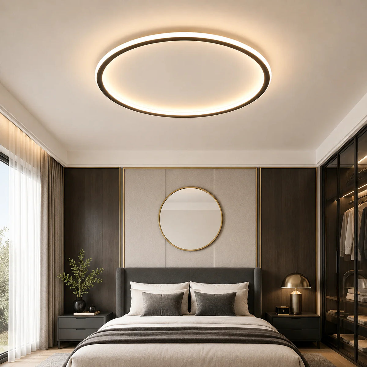Ceiling Light Integrated LED Ring Flush Mount