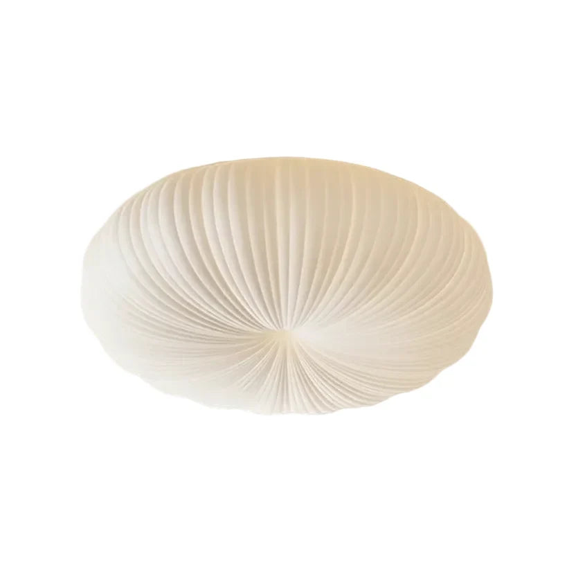 Ceiling Light Pleated Integrated Warm White LED Flush Mount