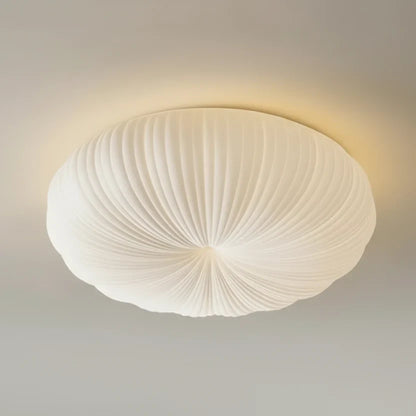 Ceiling Light Pleated Integrated Warm White LED Flush Mount