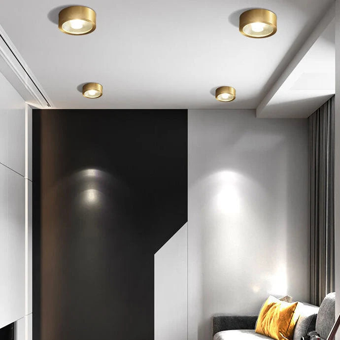 Ceiling Light Solid Copper Integrated LED