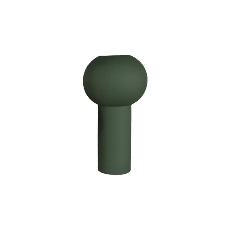 Ceramic Vase Sculptural Matte Tabletop Accent