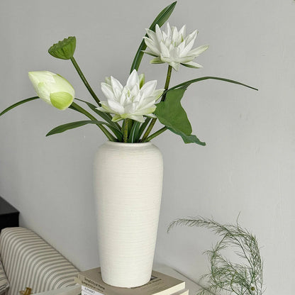 Ceramic Vase Textured Finish & Modern Shape