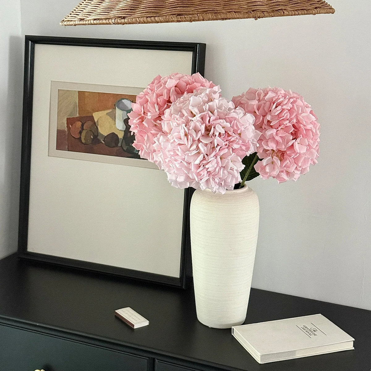 Ceramic Vase Textured Finish & Modern Shape