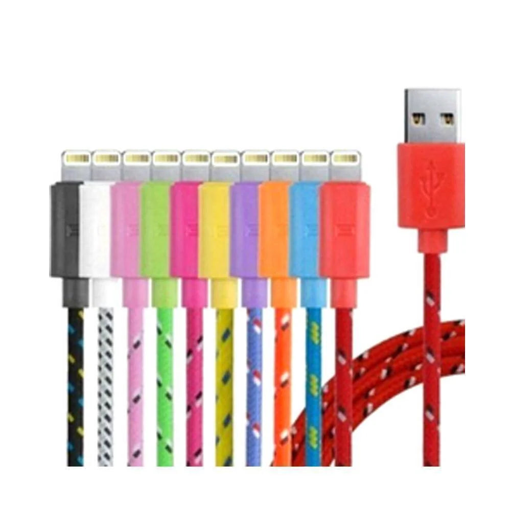 Charging Cable 10-Foot Braided Tangle-Free Lightning Connector