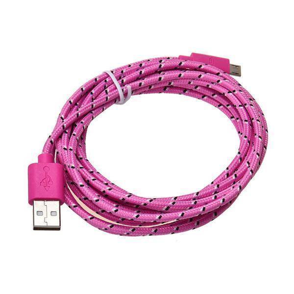 Charging Cable 10-Foot Braided Tangle-Free Lightning Connector