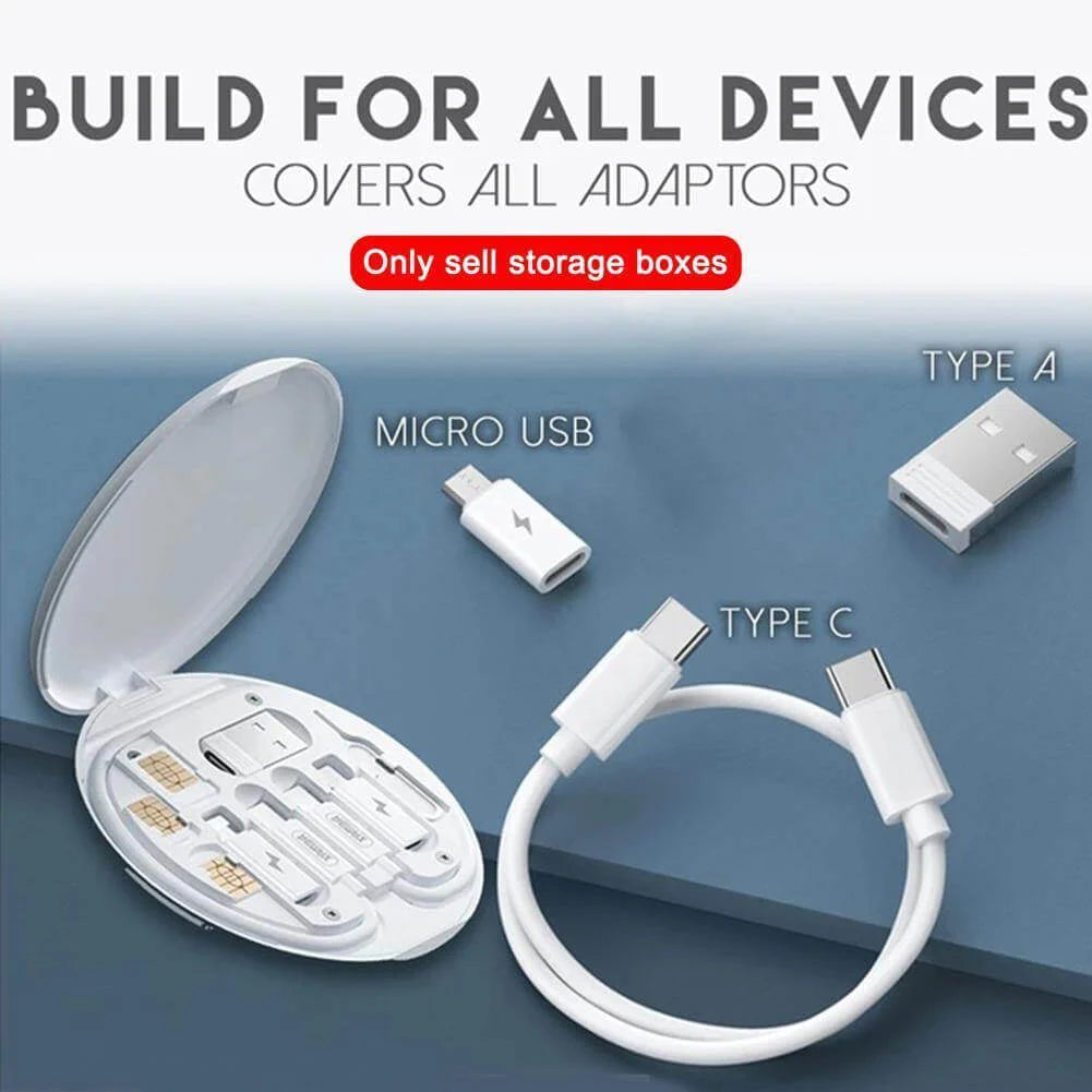 Charging Cable Hub Multi-Connector With Phone Stand