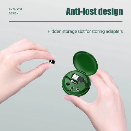 Charging Cable Retractable Magnetic 3-in-1.