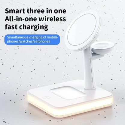Charging Dock Lamp Wireless Phone & Smartwatch 25W