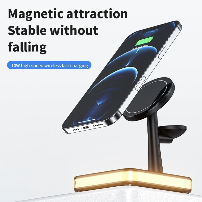 Charging Dock Lamp Wireless Phone & Smartwatch 25W