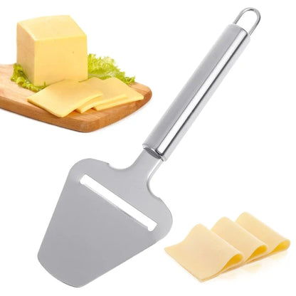 Cheese Slicer Stainless Steel Comfortable Grip Easy-Clean Design