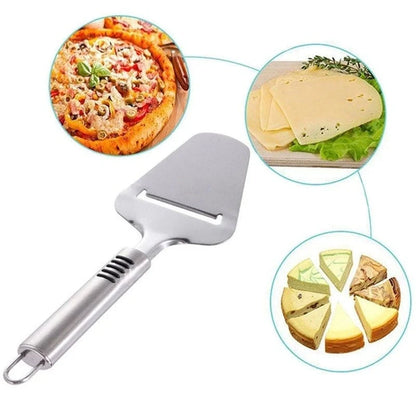 Cheese Slicer Stainless Steel Comfortable Grip Easy-Clean Design
