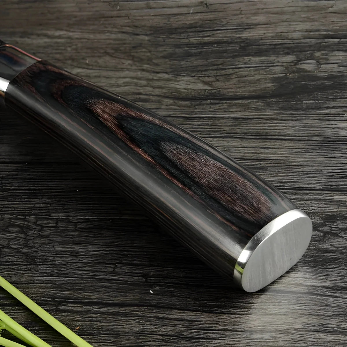 Chef Knife Set High-Carbon Damascus Steel Full Tang