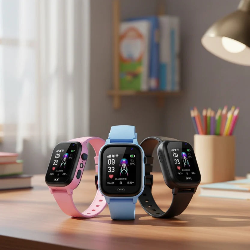 Children’s Smartwatch GPS Tracking Video Calling SOS Alerts IP67 Water-Resistant