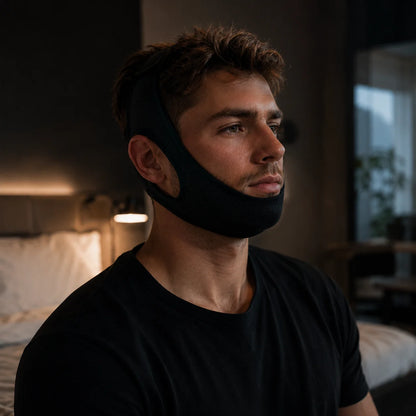 Chin Strap Anti-Snoring Neoprene Adjustable Velcro