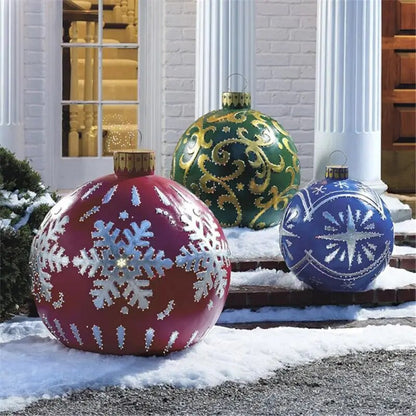 Christmas Baubles Jumbo Shatterproof Indoor & Outdoor