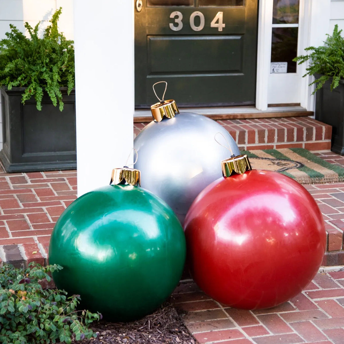 Christmas Baubles Jumbo Shatterproof Indoor & Outdoor