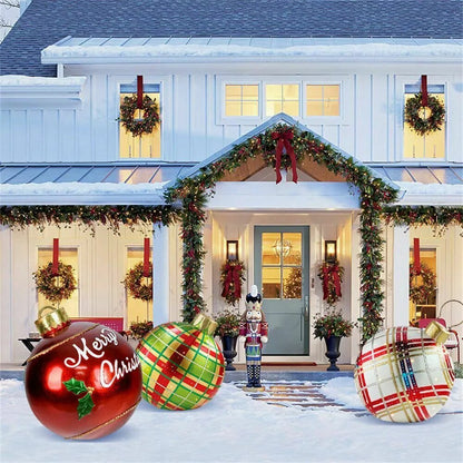 Christmas Baubles Jumbo Shatterproof Indoor & Outdoor