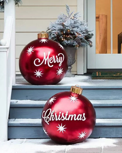 Christmas Baubles Jumbo Shatterproof Indoor & Outdoor