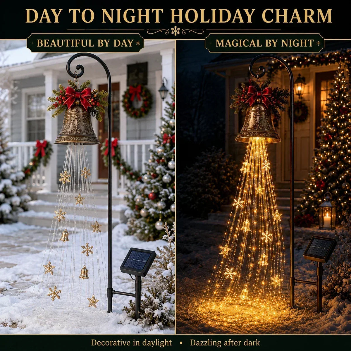 Christmas Garden Light Stake Animated Flowing LED