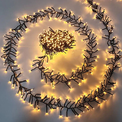 Christmas Lights 1000 Warm White LEDs Flexible Weather-Resistant