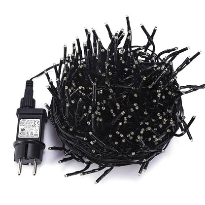 Christmas Lights 1000 Warm White LEDs Flexible Weather-Resistant
