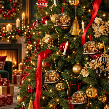 Christmas Ornament Double-Sided Clear Acrylic