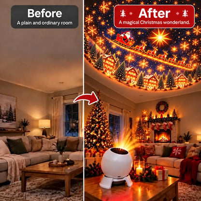 Christmas Projector Light USB Powered Wall & Ceiling Projection