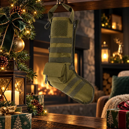 Christmas Stocking Tactical Nylon MOLLE Webbing