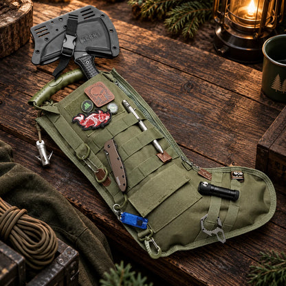 Christmas Stocking Tactical Nylon MOLLE Webbing