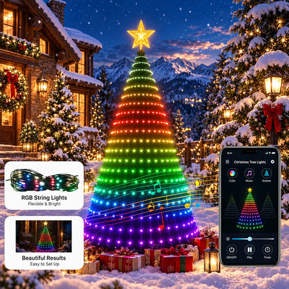 Christmas String Lights Smart RGB Music Sync 400 LEDs