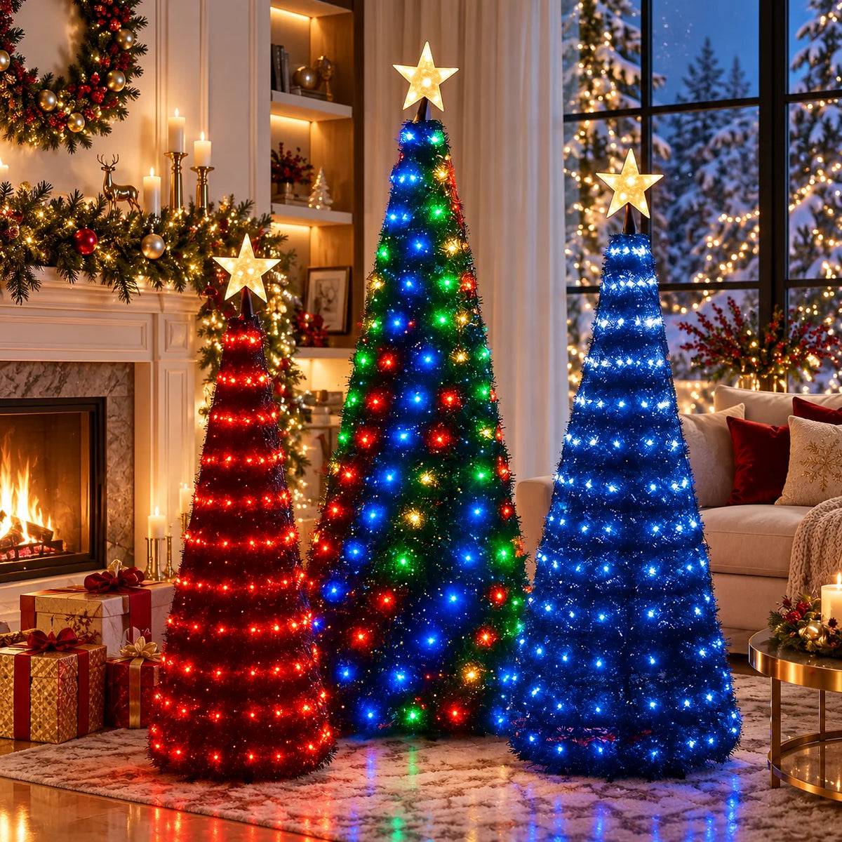 Christmas String Lights Smart RGB Music Sync 400 LEDs