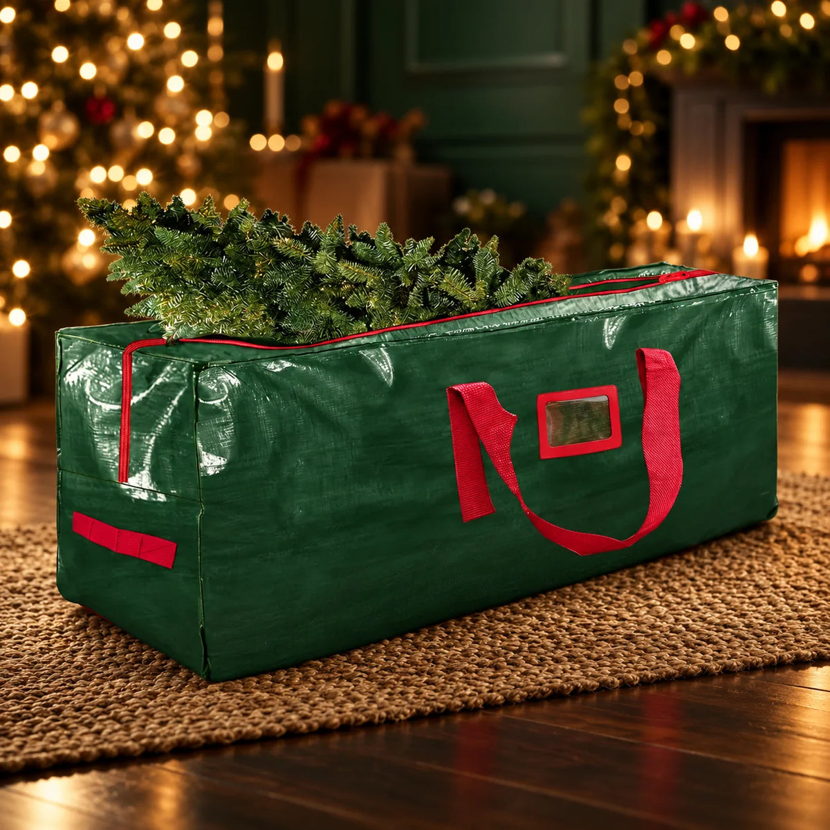 Christmas Tree Storage Bag Rectangular 65 Inch Dust Resistant