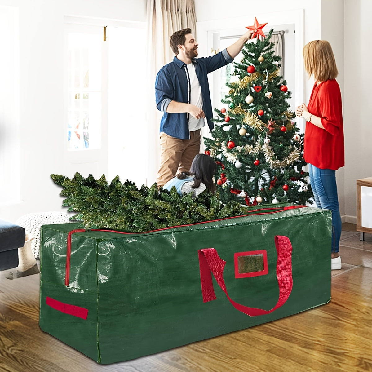 Christmas Tree Storage Bag Waterproof & Reinforced Seams