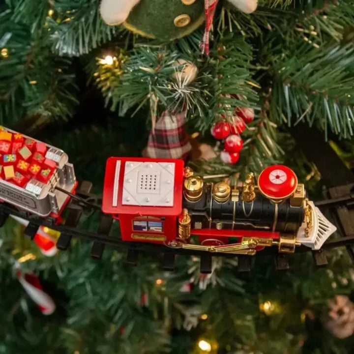 Christmas Tree Train Lights & Music Tree-Mounted Rail