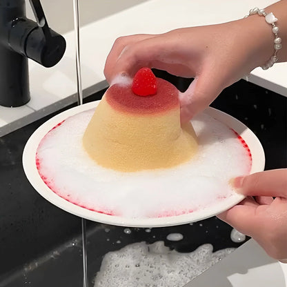Cleaning Sponge Non-Scratch Reusable Dessert Design