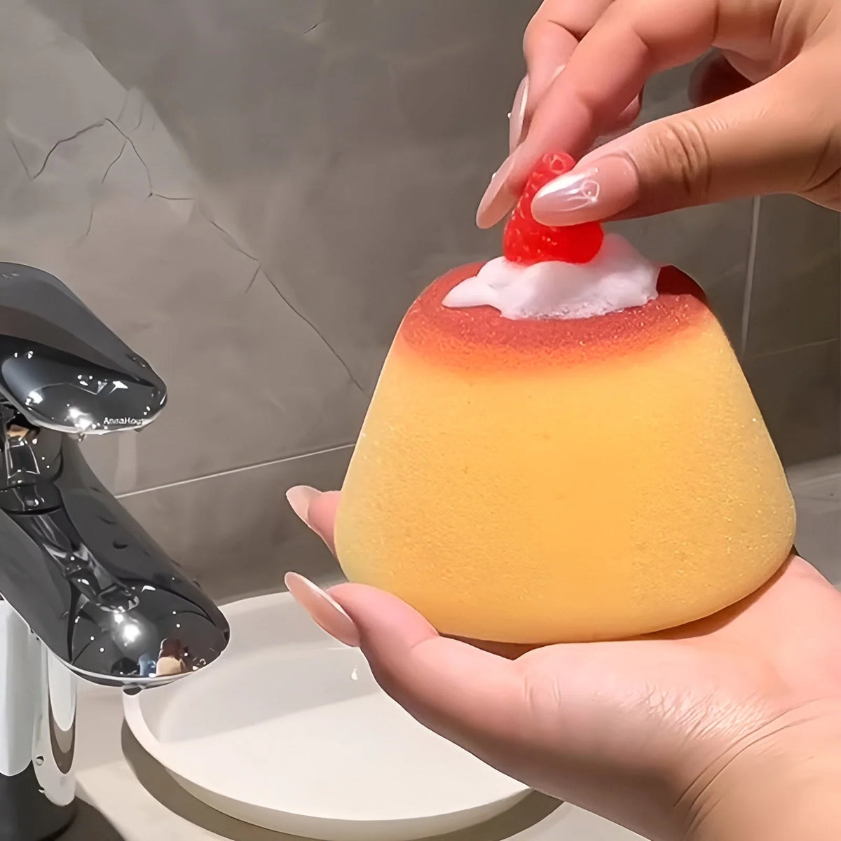 Cleaning Sponge Non-Scratch Reusable Dessert Design