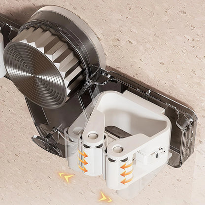 Cleaning Tool Rack Suction Cup Mount With Hooks